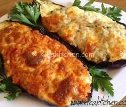 melanzane ripiene di riso (al forno)