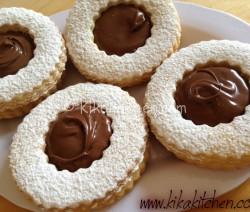 occhi di bue alla nutella (biscotti con nutella)