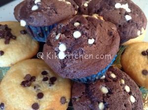 muffin con gocce di cioccolato
