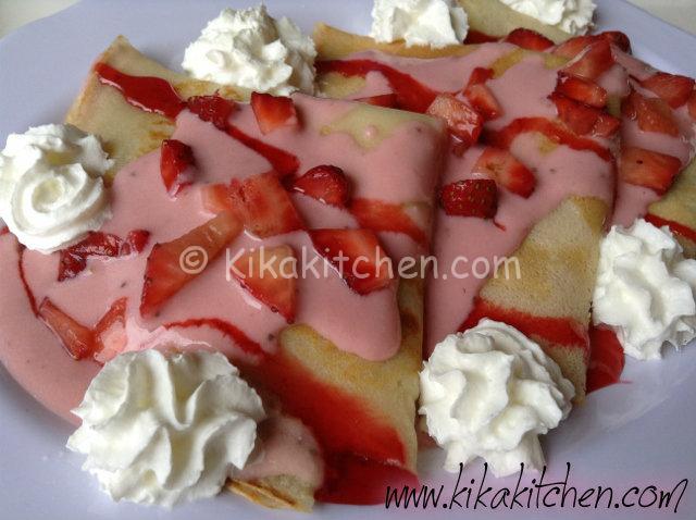 Crepes alla fragola