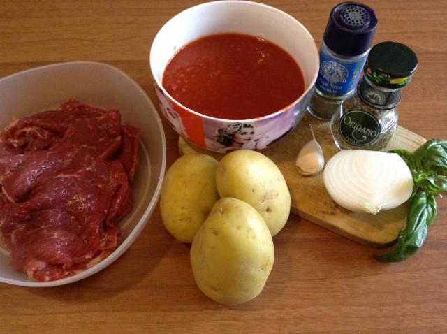 ingredienti carne alla pizzaiola