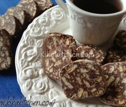 salame al cioccolato (salame turco)