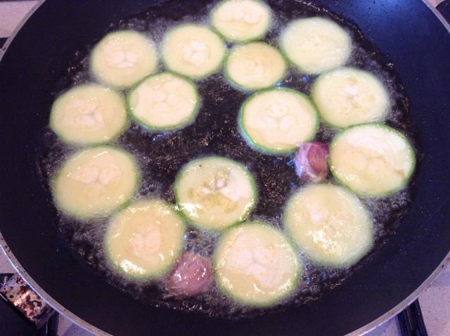 friggere le zucchine verdi