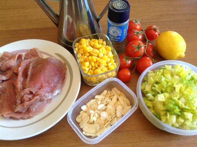 ingredienti insalata di pollo