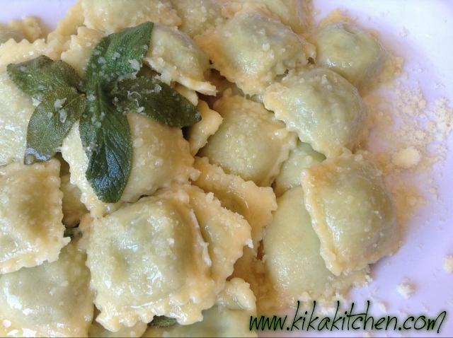 ravioli burro e salvia