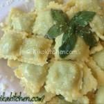 ravioli con burro e salvia