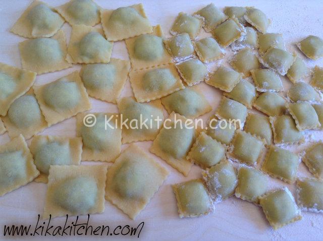 ravioli ricotta e spinaci