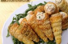 coni di pasta sfoglia salati