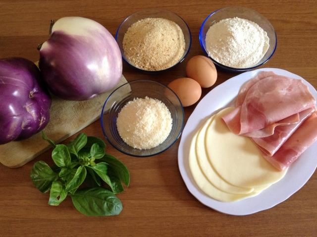 ingredienti cordon bleu di melanzane