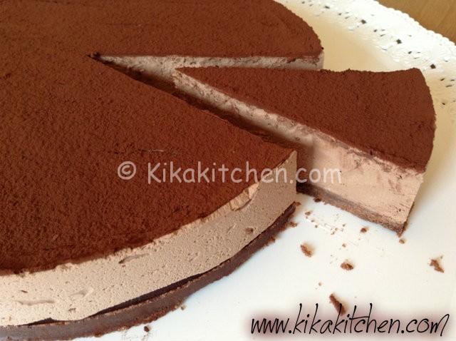 cheesecake con il cioccolato