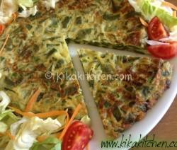 Frittata di peperoni verdi