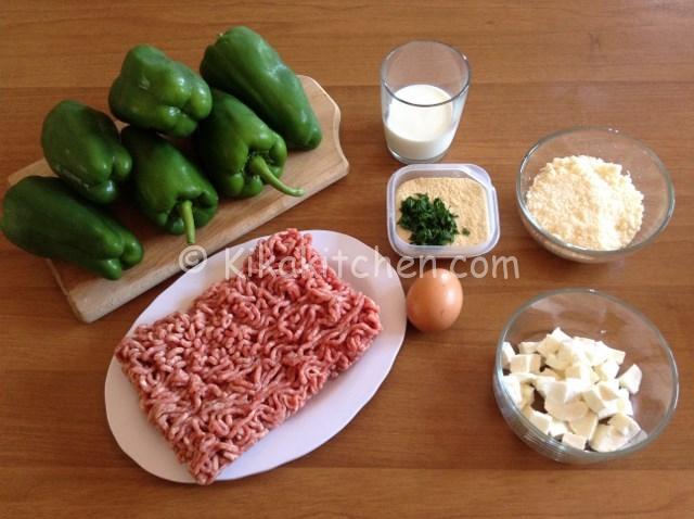 ingredienti peperoni ripieni di carne