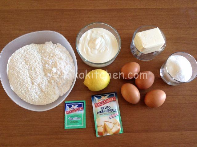 ingredienti torta allo yogurt