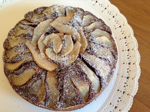 torta cioccolato e pere