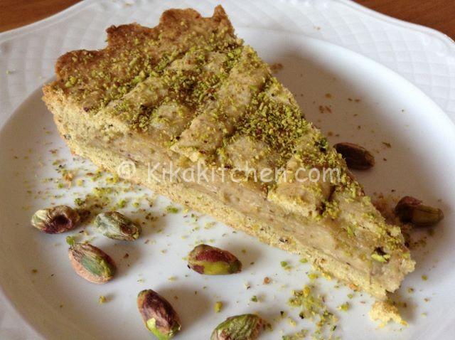 fetta crostata al pistacchio