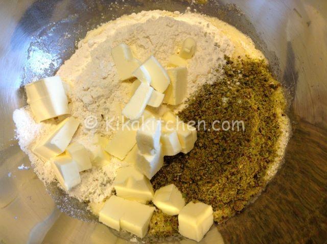 ingredienti per crostata al pistacchio