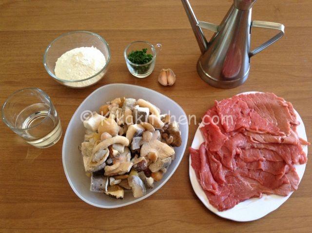 scaloppine ai funghi