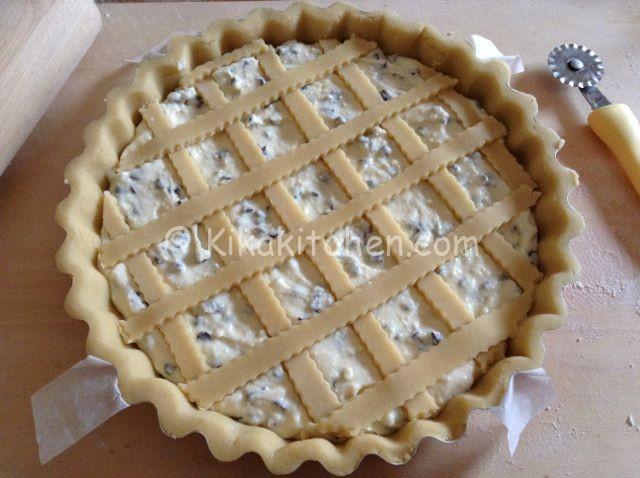 ricetta crostata ricotta e gocce di cioccolato