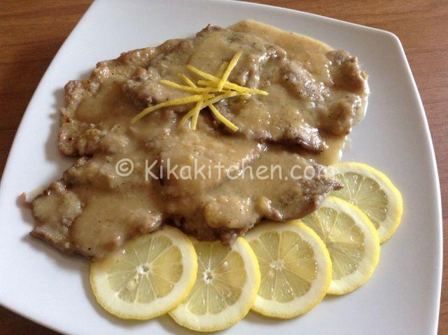 ricetta scaloppine al limone