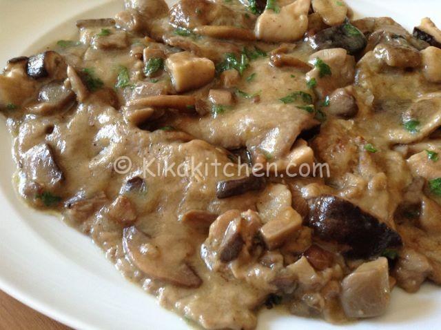 scaloppine ai funghi