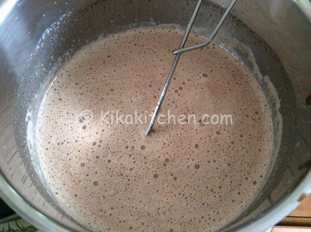 cuocere la crema al cioccolato