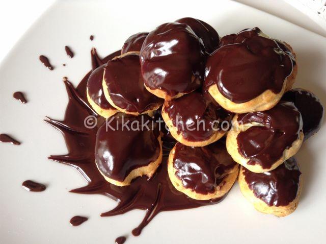 ricetta profiteroles al cioccolato