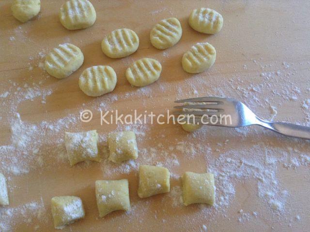 rigare gli gnocchi