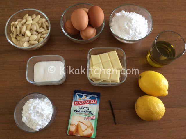 torta caprese al limone (caprese bianca)