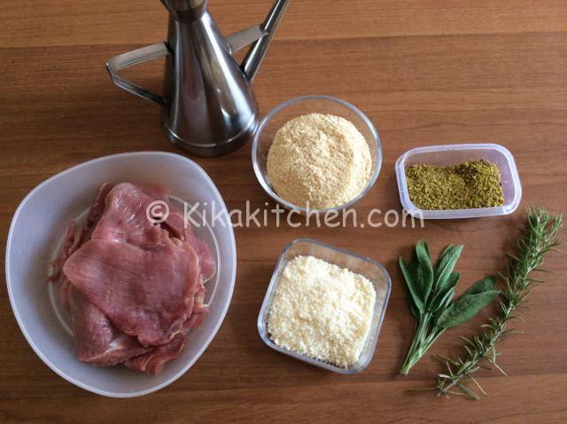 ingredienti cotolette di tacchino al forno