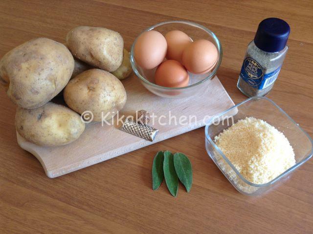 ingredienti frittata di patate