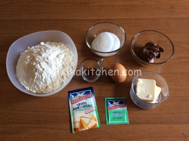 ingredienti pasta frolla alla nutella