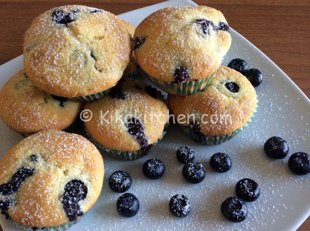 muffin ai mirtilli ricetta