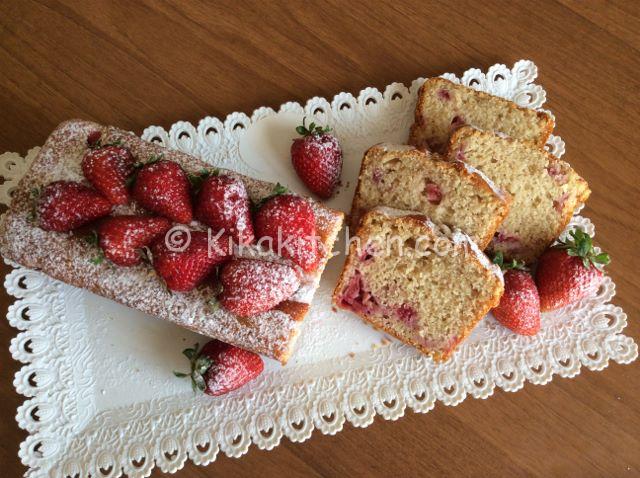 plumcake alle fragole e yogurt