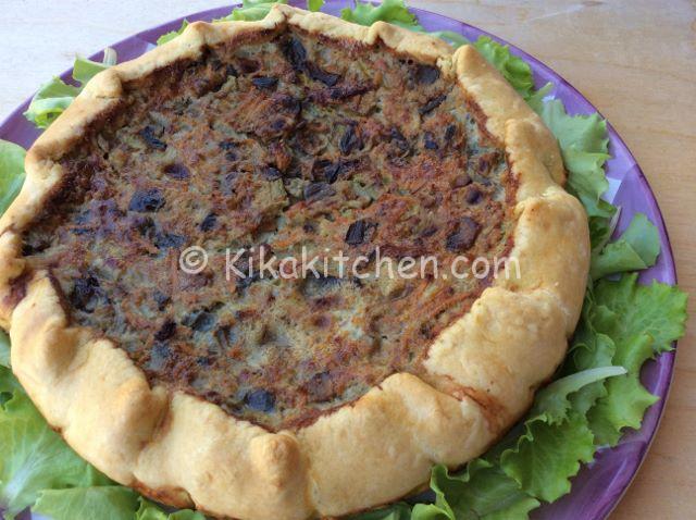 torta salata con verdure al forno