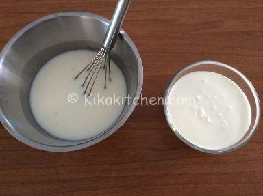 preparazione gelato stracciatella