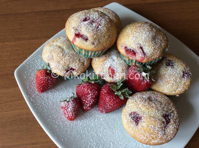 ricetta muffin alle fragole