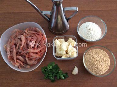ingredienti polpette di gamberetti