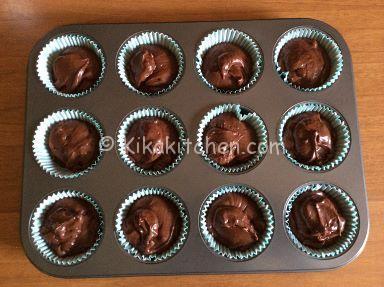 muffin al cioccolato teglia