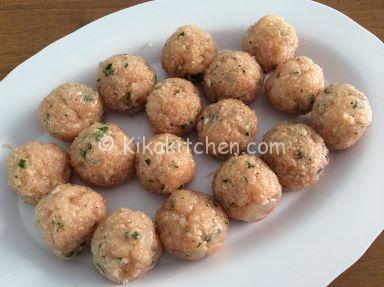 polpette di gamberi per aperitivo