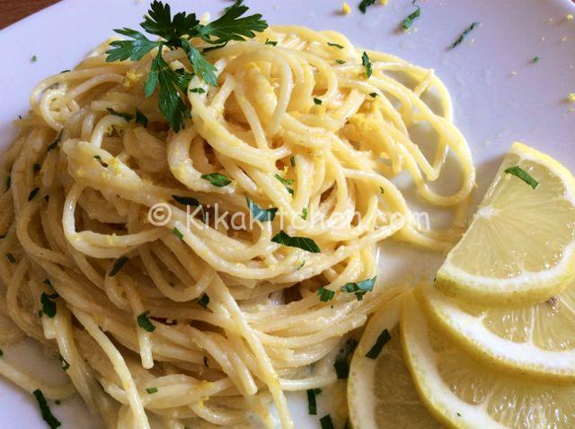 spaghetti al limone ricetta