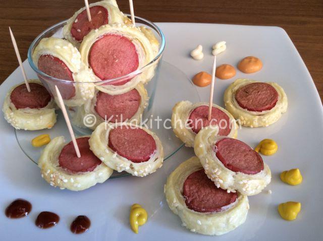 ricetta con la sfoglia per aperitivo