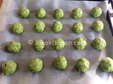 polpette di broccoli al forno