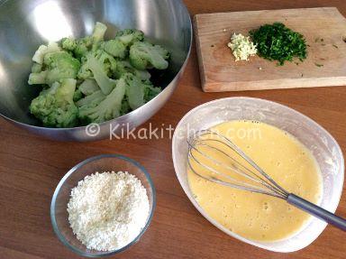 ricetta frittelle di cavolfiore