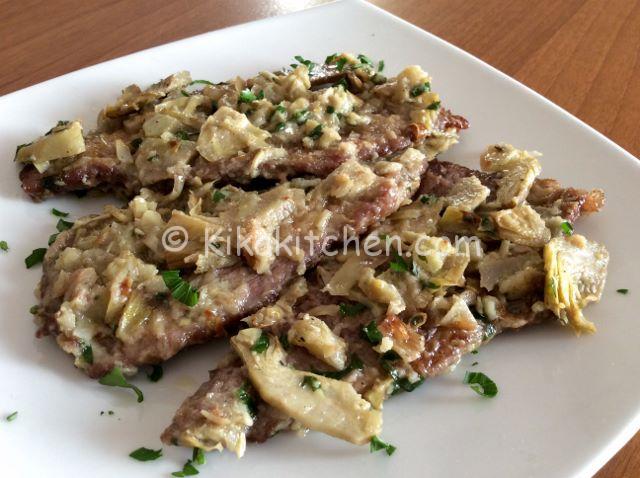 scaloppine ai carciofi