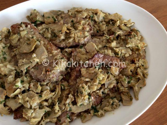 scaloppine con carciofo