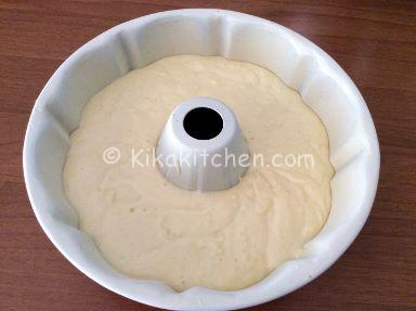 stampo ciambellone allo yogurt