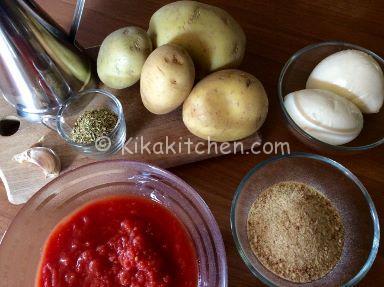 ingredienti patate alla pizzaiola