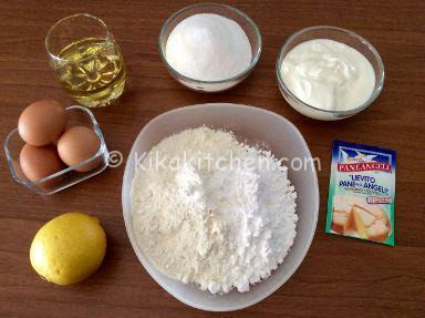 ingredienti plumcake allo yogurt