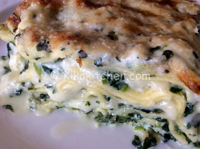 lasagne ricotta e spinaci