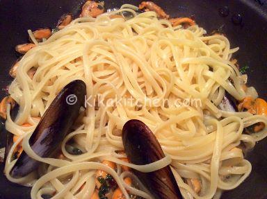 linguine con le cozze